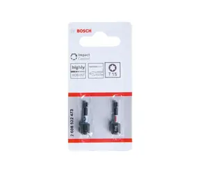 BOSCH 2608522473 / Sada šroubovacích bitů Impact Control (2 ks) / T15 25 mm
