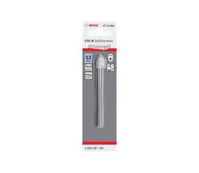 BOSCH 2608587166 / Vrták na dlaždice CYL-9 / Rozměry 12 x 90 mm