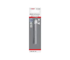 BOSCH 2608587167 / Vrták na dlaždice CYL-9 / Rozměry 14 x 90 mm