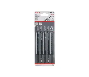 BOSCH 2608633A36 / Pilový plátek do kmitací pily T344 DP / HCS / délka: 126 mm / Rozteč zubů: 4.0 mm / 5ks