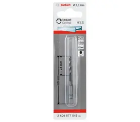 BOSCH HSS Impact 2608577045 / Spirálový vrták / 2 x 24 mm / 1 ks