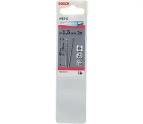 BOSCH HSS-G 2608585907 / Spirálový vrták do kovu / 1.5 x 18/40mm / 1 ks
