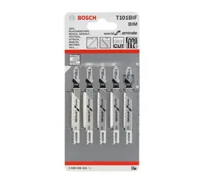 BOSCH 2608636431 / Sada pilových plátků do kmitací pily T 101 BIF / BIM / 5ks