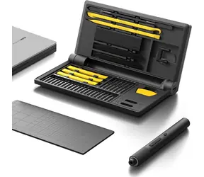 HOTO Precision Screwdriver Kit Pro černá / 45 nástavců / USB-C