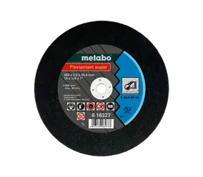 Metabo Flexiamant super / Řezný kotouč na ocel / Průměr 350 x 25.4 mm / Šířka řezu 3 mm