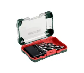 Metabo 626705000 / Kazeta vrtáků na dřevo / 3-10 mm / 8 dílů