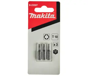 Makita B-23597 Sada bitů T10 x 25mm (3ks)