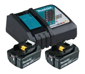 Makita 199480-6 Sada nabíječka DC18RC + 2x akumulátor BL1860B / 18V / 6.0Ah