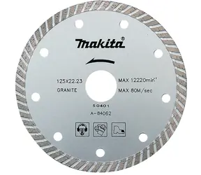 Makita A-84062 / Diamantový kotouč / 125 x 7mm / Průměr otvoru: 22.23 mm