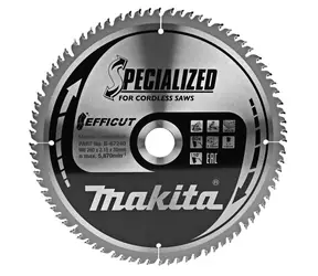 Makita B-67240 / Pilový kotouč Efficut / 260 x 30mm / 80 zubů