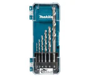 Makita D-75742 Sada 6ks vrtáků HSS-G do kovu / 2 & 3 & 4 & 5 & 6 & 8 mm