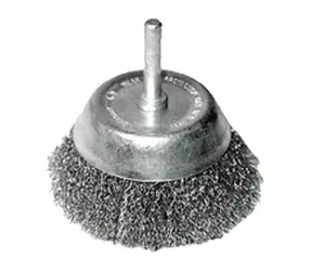 EXTOL-CRAFT Kartáč hrnkový | O 50mm / vlnitý drát S 0.3mm / stopka 6mm