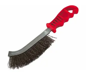 EXTOL-CRAFT Kartáč ocelový / plastová rukojeť / 240mm / vlnitý drát S 0.5mm / Fe 