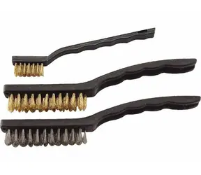 EXTOL-CRAFT Kartáče ocelové sada 3ks / 180mm / 2x225mm / vlnitý drát S 0.3mm a S 0.5mm 