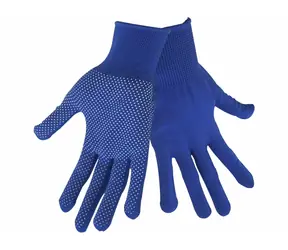 EXTOL-CRAFT Rukavice z polyesteru s PVC terčíky na dlani - velikost 10" 
