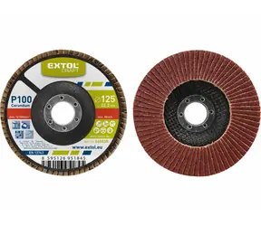 EXTOL-CRAFT Kotouč lamelový šikmý korundový P36 150 mm