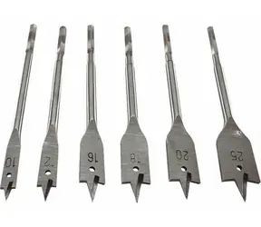 EXTOL-CRAFT Vrtáky ploché do dřeva - sada 6ks / 10-12-16-18-20-25 mm / délka 150 mm