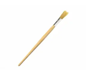 GEKO Štětec kulatý 10 mm / dřevěná rukojeť 