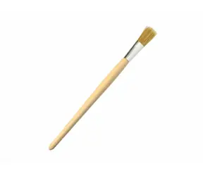 GEKO Štětec kulatý 12 mm / dřevěná rukojeť 