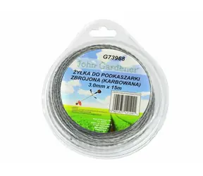 GEKO Struna do sekačky zesílená 3.0mm 15m / zvlněný profil / nylon 