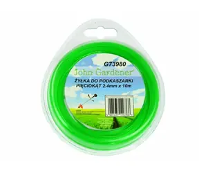 GEKO Struna do sekačky 2.4mm 10m / hvězdicový profil / nylon