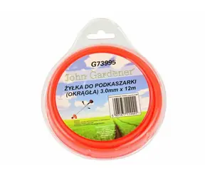 GEKO Struna do sekačky 3.0mm 12m / kulatý profil / nylon 