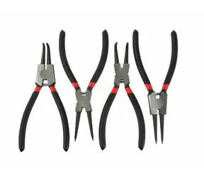 GEKO Kleště seeger sada 4ks 200mm / přímé a zahnuté