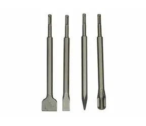 GEKO Sekáče SDS PLUS sada 4ks / 250mm / plochý 20 a 40mm / špičatý / drážkovací