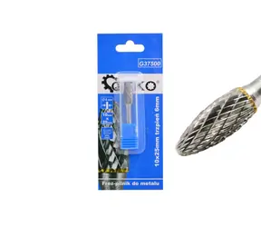 GEKO Fréza na kov válcová 10x25mm / 6mm 
