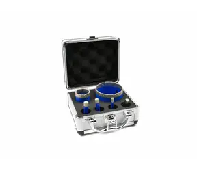 GEKO Korunkový vrták diamantový sada 6ks / 6-68mm 