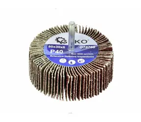 GEKO G78762 / Brusný kotouč se stopkou / 80 x 30 x 6 mm / P80