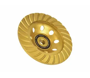 GEKO H00121 / Brusný kotouč hrnkový diamantový turbo / 125 x 5 mm / M14