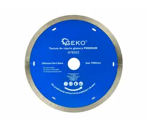 GEKO G78333 / Řezný kotouč diamantový celoobvodový / 200 x 10 x 22.2 mm