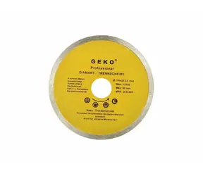 GEKO G00240 / Řezný kotouč diamantový celoobvodový / 115 x 8 x 22.2 mm