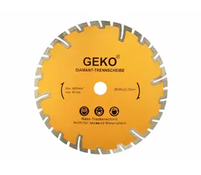 GEKO G00226 / Řezný kotouč diamantový segmentový / 230 x 8 x 22.2 mm