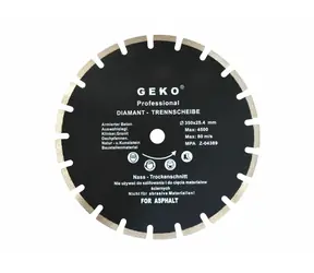GEKO G00279 / Řezný kotouč diamantový segmentový / 350 x 10 x 25.4 mm