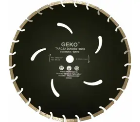 GEKO G00298 / Řezný kotouč diamantový segmentový / 400 x 10 x 32 mm