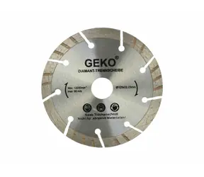 GEKO G00222 / Řezný kotouč diamantový turbo-segmentový / 125 x 10 x 22 mm