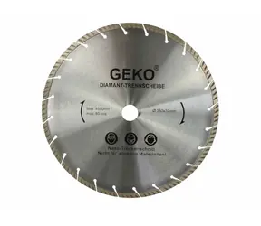 GEKO G00209 / Řezný kotouč diamantový turbo-segmentový / 350 x 10 x 32 mm