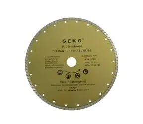 GEKO G00264 / Řezný kotouč diamantový Turbo / 230 x 8 x 22.2 mm