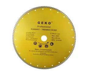 GEKO G00266 / Řezný kotouč diamantový Turbo / 350 x 8 x 32 mm