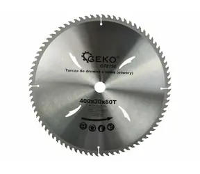 GEKO G78158 / Pilový kotouč na dřevo / 400 x 30 mm / 80T
