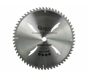 GEKO G78162 / Pilový kotouč na dřevo / 450 x 30 mm / 60T