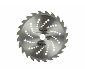 GEKO G78040 / Pilový kotouč vidiový s otvory / 180 x 20 mm / 24T
