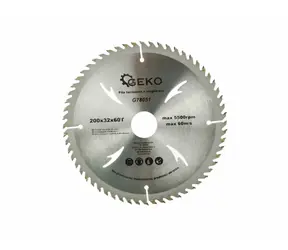 GEKO G78051 / Pilový kotouč vidiový s otvory / 200 x 32 mm / 60T