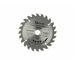 GEKO G00120 / Pilový kotouč vidiový / 150 x 20 mm / 24T