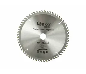 GEKO G00131 / Pilový kotouč vidiový / 180 x 22 mm / 60T