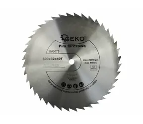 GEKO G00075 / Pilový kotouč / 600 x 32 mm / 40T