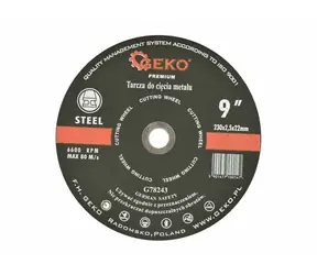 GEKO G78243 / Řezný kotouč na kov / 230 x 2.5 x 22.2 mm