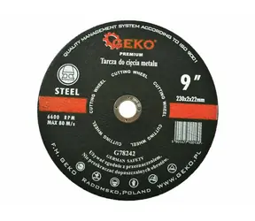 GEKO G78242 / Řezný kotouč na kov & ocel / 230 x 2 x 22.2 mm